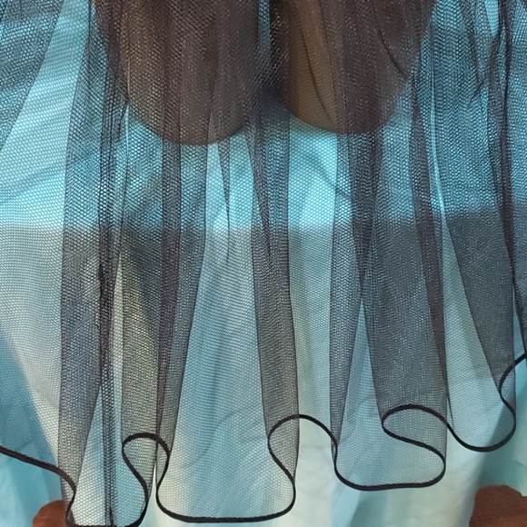 Handmade Vintage Black Tulle Petticoat - Picture 2 of 7